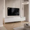 TV-Schrank AURORA SILVER 180?cm auf verchromten geraden Produktbild-Vorschau 1