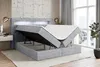 ALTDECOR Boxspringbett mit Matratze (20 cm hoch) und Topper Produktbild-Vorschau 3