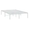 vidaXL Rama łóżka metalowa biała 120x200 cm Podgląd zdjęcia produktu 3