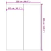 A diagram showing the dimensions of a pool cover. Náhled obrázku produktu
