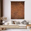 MuchoWow® Wandteppich Wandbehang Leder - Textur - Braun - Produktbild-Vorschau 2