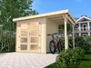 weka Gartenhaus 321 Gr.4, natur, 19 mm, DT Milchglas, Produktbild-Vorschau 2
