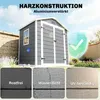 Metall-Gartenschuppen, abschließbar, Doppeltür, Fenster, Produktbild-Vorschau 4