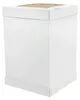KAPAK Tortenkarton Weiß 34x34x45 cm für hohe Torten mit Produktbild-Vorschau 1