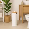 Relaxdays – stojak na papier toaletowy, 3 rolki, wys. x Podgląd zdjęcia produktu 3