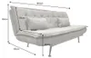 riess-ambiente Modernes Schlafsofa JAZZ 190cm taupe Produktbild-Vorschau 7
