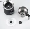 Various parts of a milk frother are laid out on a white background. Produktbild-Vorschau