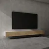 doporro Mobile Porta TV Sospeso 320 cm con 4 Ante Bianco Anteprima dell’immagine prodotto 1