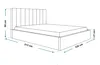Polsterbett SIM 8 mit Kopfteil, 180x200 cm, Doppelbett mit Produktbild-Vorschau 5