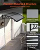 Auvent VEVOR pour porte d'entrée 755 x 1000 mm, auvent en Voir les images du produit 4