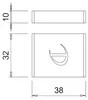 Domus Line Led Sensorschalter Dotti 24V DC 72W Alu - Produktbild-Vorschau 4
