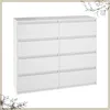 YUMEBLY Kommode mit 8 Schubladen | 100x97x40 cm | Schrank Produktbild-Vorschau 2