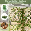 Květinový truhlík COSTWAY, vyvýšený záhon s mřížkou, Náhled obrázku produktu 6