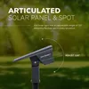 hoftronic Solar Gartenstrahler 2W 300lm 6000K Schwarz IP65 Produktbild-Vorschau 2