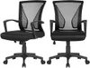 Two black office chairs are shown from different angles against a white background. Produktbild-Vorschau