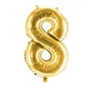 Folienballons Gold 100cm Zahl 8 Zahlenballon zum 8-ten Produktbild-Vorschau 1