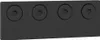 vidaXL Schiebetürbeschlag-Set 305 cm Stahl Schwarz Produktbild-Vorschau 6