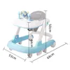 2 in 1 Baby Lauflernhilfe,Lauflernwagen Klappbar mit Produktbild-Vorschau 5