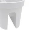 Balkonový květináč OVAL - barva: BÍLÁ - velikost: 60x28 cm Náhled obrázku produktu 3