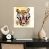 MuchoWow® Poster Tiger - Zähne - Raubtiere 50x50 cm - Produktbild-Vorschau 3