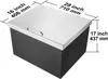 SucceBuy Insert Ice Box, 28" L x 16" W x 17" H, chłodziarka Podgląd zdjęcia produktu 8