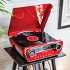 Crosley Powel Entertainment Center in Rot Produktbild-Vorschau 8