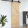 vidaXL Tür NARVIK Natur 70 x 210 cm Massivkiefer Produktbild-Vorschau 2