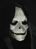 Sensenmann Maske zum Ankleben - Halloween Skelett Produktbild-Vorschau 2