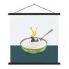 MuchoWow® Textilposter Joghurt - Yoga - Retro 120x120 cm Produktbild-Vorschau 1