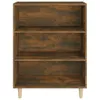vidaXL Sideboard Räuchereiche 69,5x32,5x90 cm Holzwerkstoff Produktbild-Vorschau 3
