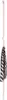 A black and white striped item is hanging from a thin red pole. Anteprima dell’immagine prodotto