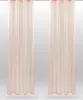 Two beige sheer curtains hanging vertically against a light gray background. Anteprima dell’immagine prodotto