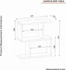Skye Decor, Karinus - White, tavolini, bianco, 50 x 55,4 x Anteprima dell’immagine prodotto 8