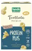 MAKARON PROTEINOWY (SEMOLINOWY Z DYNIĄ) SPIRALE TROTTOLE BIO 400 g - BYODO Produktbild-Vorschau