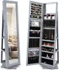 COSTWAY Armoire à bijoux, armoire à glace avec miroir Voir les images du produit 1