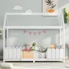 Hausbett(Weiß)90x200 cm - vielseitiges Holz Kinderbett für Produktbild-Vorschau 2