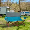 Chaise de camping COSTWAY pour 2 personnes, chaise pliante Voir les images du produit 2