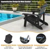 COSTWAY Chaise Adirondack avec porte-gobelet, chaise de Voir les images du produit 4