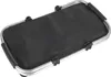 A folded picnic basket with a black fabric interior and silver metal frame. Anteprima dell’immagine prodotto