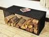 DanDiBo Kaminholzständer Bank D-Stil 100 cm Kaminholzregal Produktbild-Vorschau 5