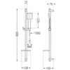Mexen Royo DQ45 Badewannenset, Schwarz - 72203DQ45-70 Produktbild-Vorschau 4