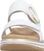 Remonte Damen Leder Sandale Klett Goldakzente D1J63, Produktbild-Vorschau 2