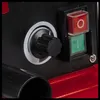 A close-up view of the control panel of a tool, featuring a rotary dial and two toggle switches. Produktbild-Vorschau
