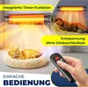 KESSER® Riscaldatore a infrarossi da 2500W, con telecomando Anteprima dell’immagine prodotto 5