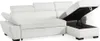 Eckschlafsofa aus Leder JONOVA - Weiß - Eckschlafsofa Produktbild-Vorschau 7