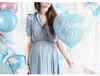 Folienballon Herz mit Schriftzug Mom to Be 35cm blau Produktbild-Vorschau 6