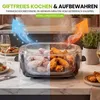 Tragbare Air Fryer Heißluftfritteuse, 4 l+4 l, 4-in-1: Produktbild-Vorschau 9