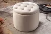 Hocker MODERN BAROCK 50cm champagner Samt Aufbewahrungkorb Produktbild-Vorschau 3