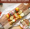 bremermann 6 Grillspieße mit Halterung / Edelstahl BBQ Produktbild-Vorschau 5