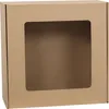 Quadratische Geschenkbox mit Sichtfenster 30x30x10 cm x2 Produktbild-Vorschau 3